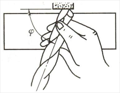 磨鉆頭主切削刃的方法